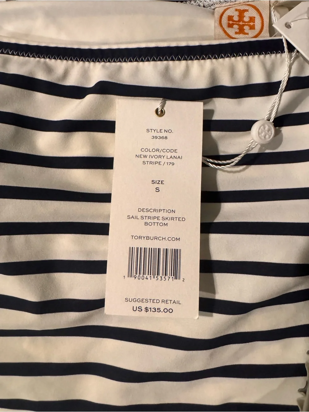 Tory Burch Two-Piece Swimsuit Set – New with Tags small